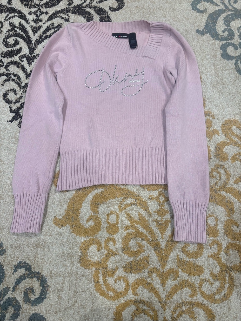 DKNY Embellished light purple/violet Women's Sweater